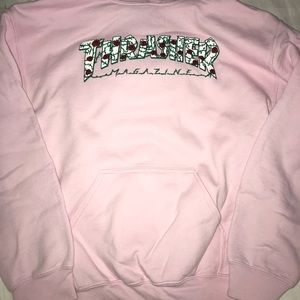 Thrasher Roses Pink Hoodie